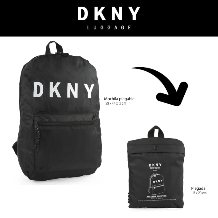 Mochila Casual/Ocio Dkny Dkny-928 Packable Negro