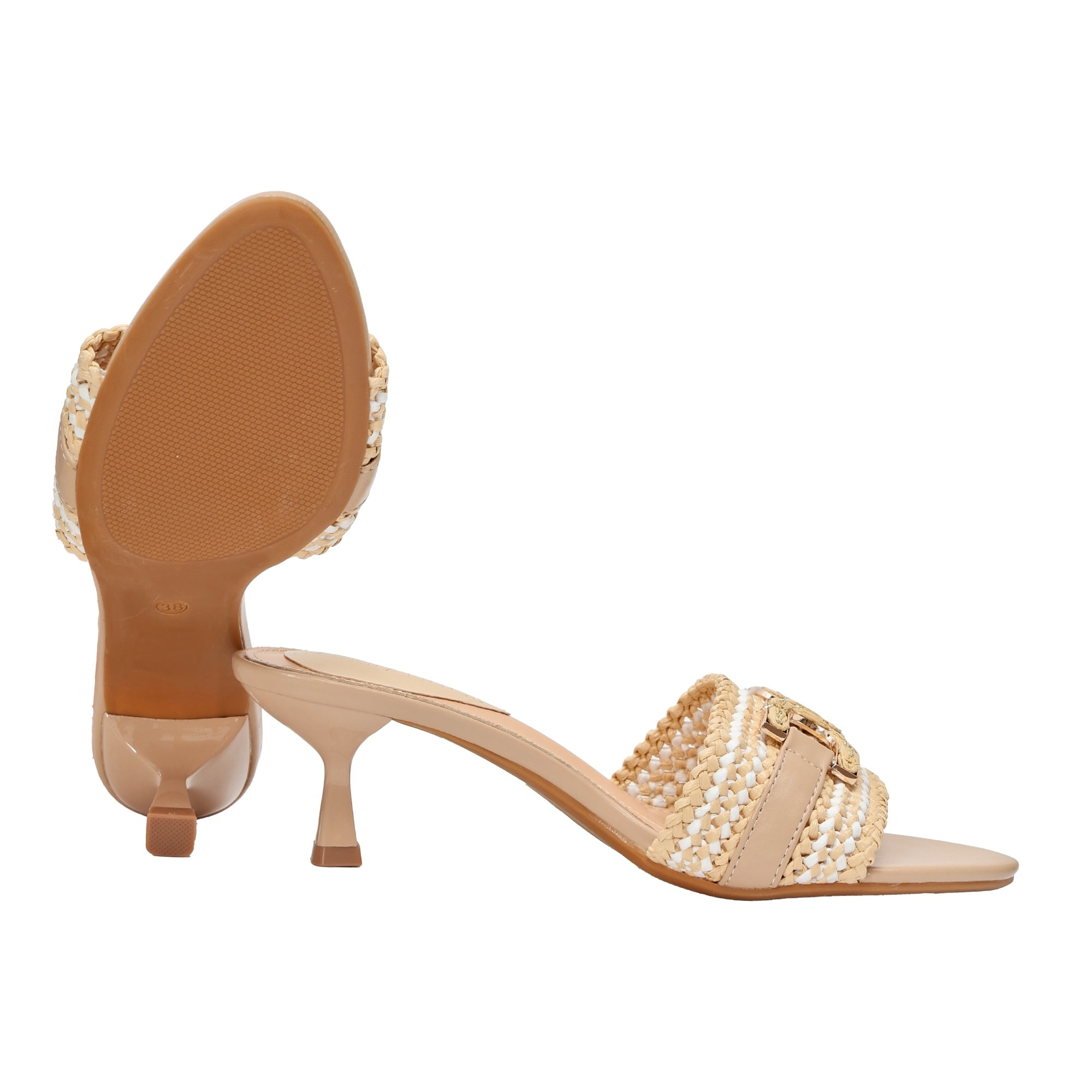 Sandali con accessorio - tacco 6,5 cm