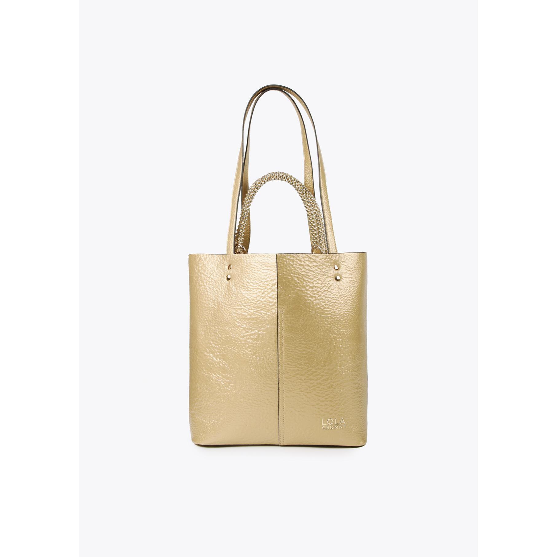 Borsa shopper metallizzata