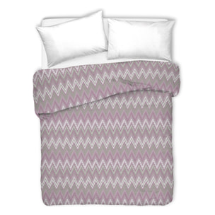 Copriletto di cotone spinato rosa 100% cotone