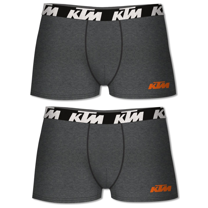 Set de 4 calzoncillos bóxer ktm  gris osucuro