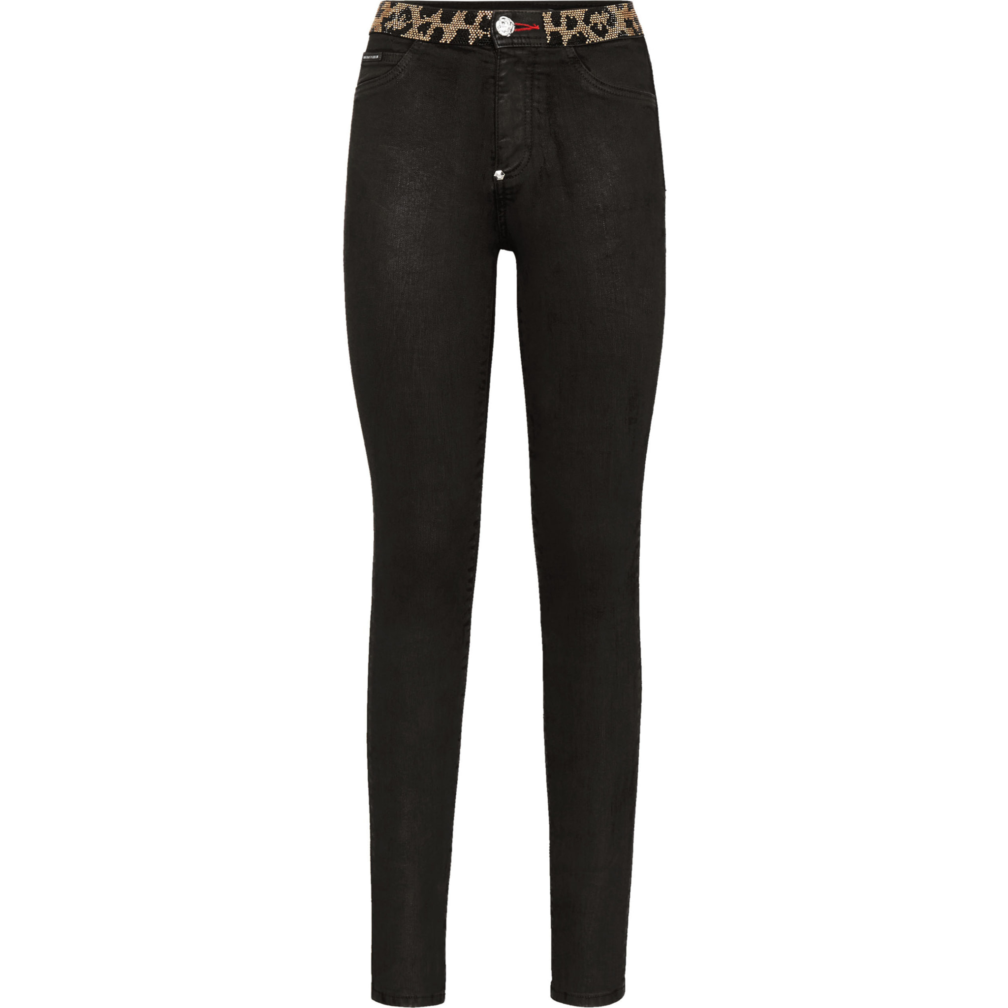 PHILIPP PLEIN High Waist Leopard