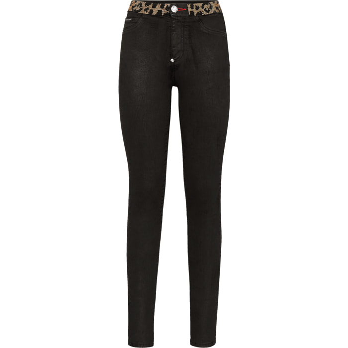PHILIPP PLEIN High Waist Leopard