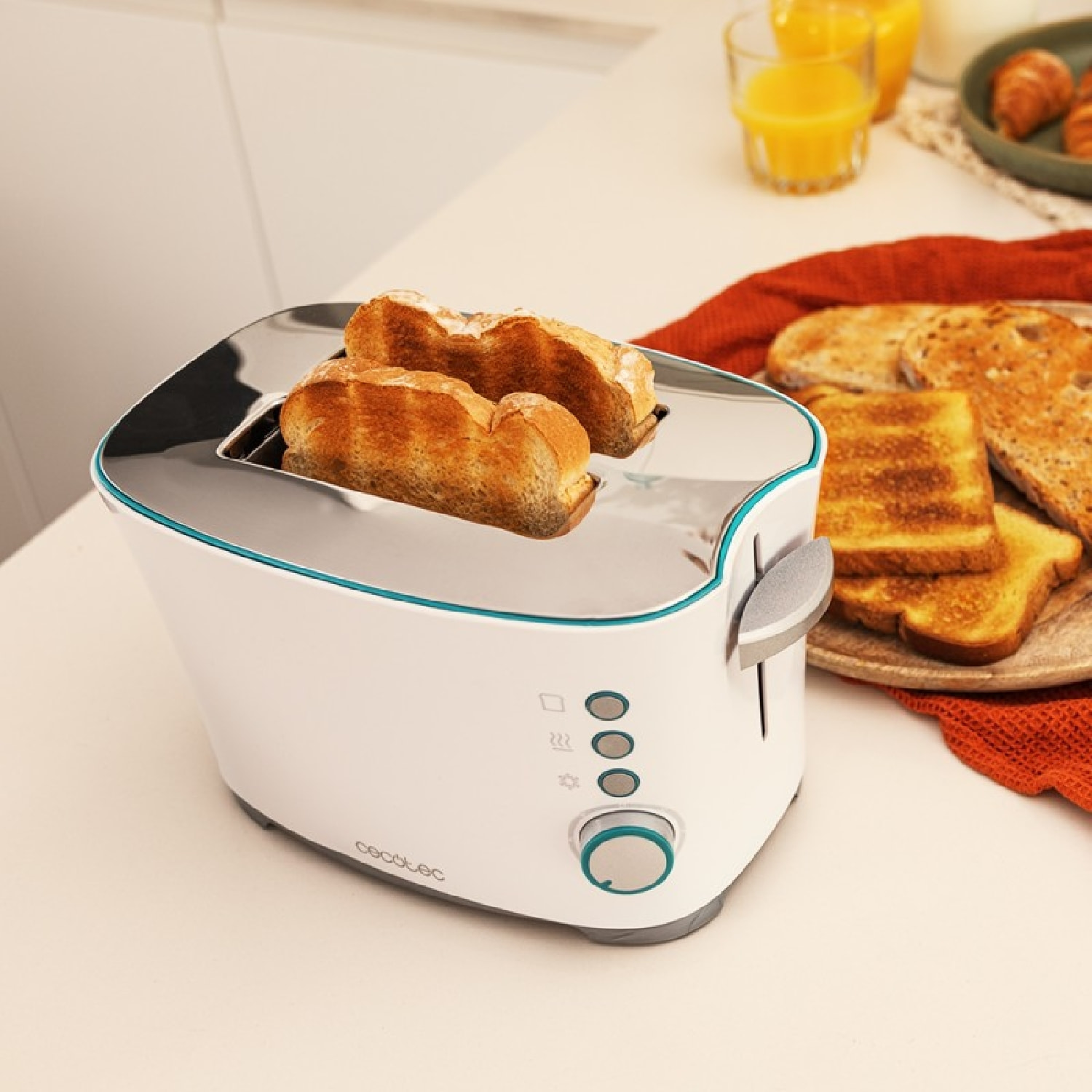 Cecotec Tostador vertical Toast&Taste Double W