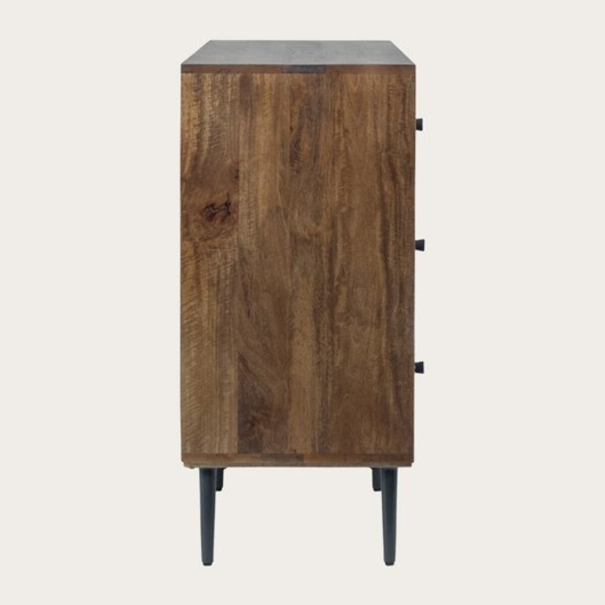 Buffet Boreal -bois massif de manguier-couleur noyer 150 x 85 x 40 cm