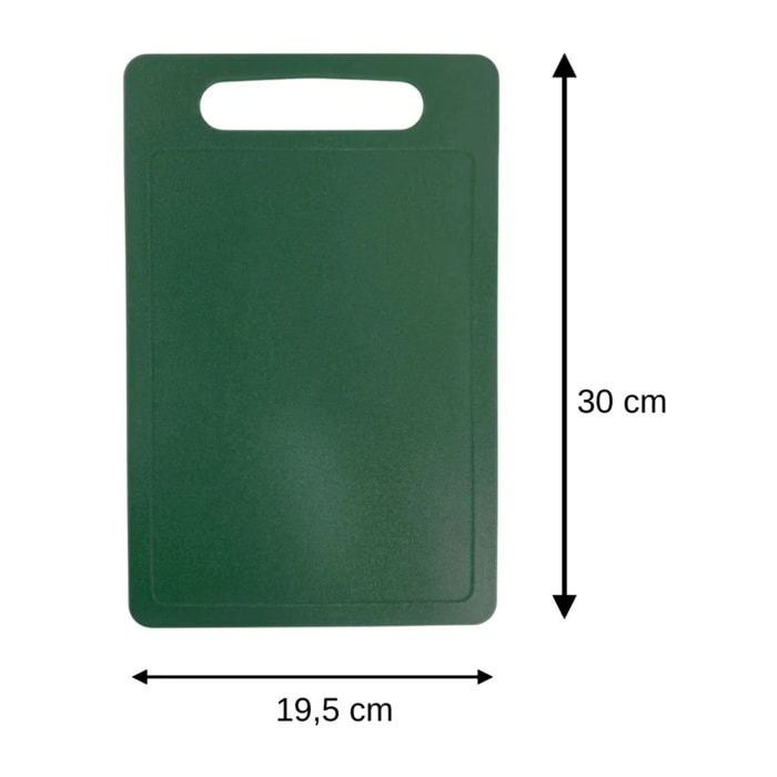 Petite planche à découper en plastique vert Fackelmann Ocean