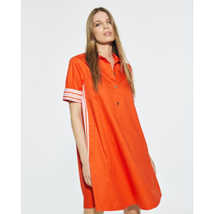 Abito Camicia a Maniche Corte