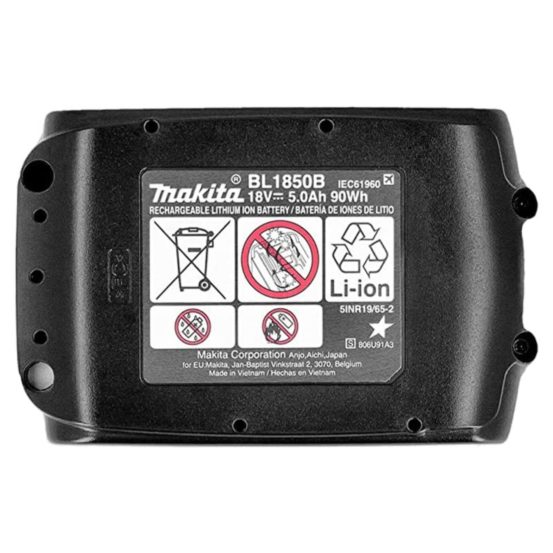 Batería de Li-ion de 18V 5Ah BL1850B MAKITA - 197280-8