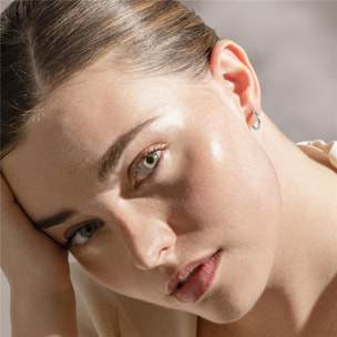 Pendientes Lux by Lux acabados rodio