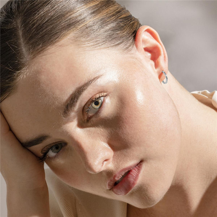 Pendientes Lux by Lux acabados rodio