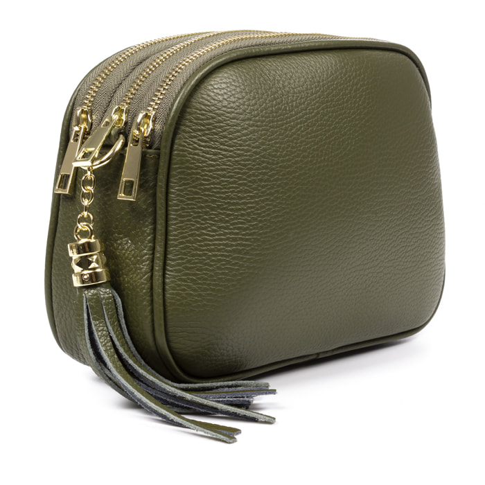 Aliminusa bolso bandolera Mujer. Piel auténtica Dollaro.