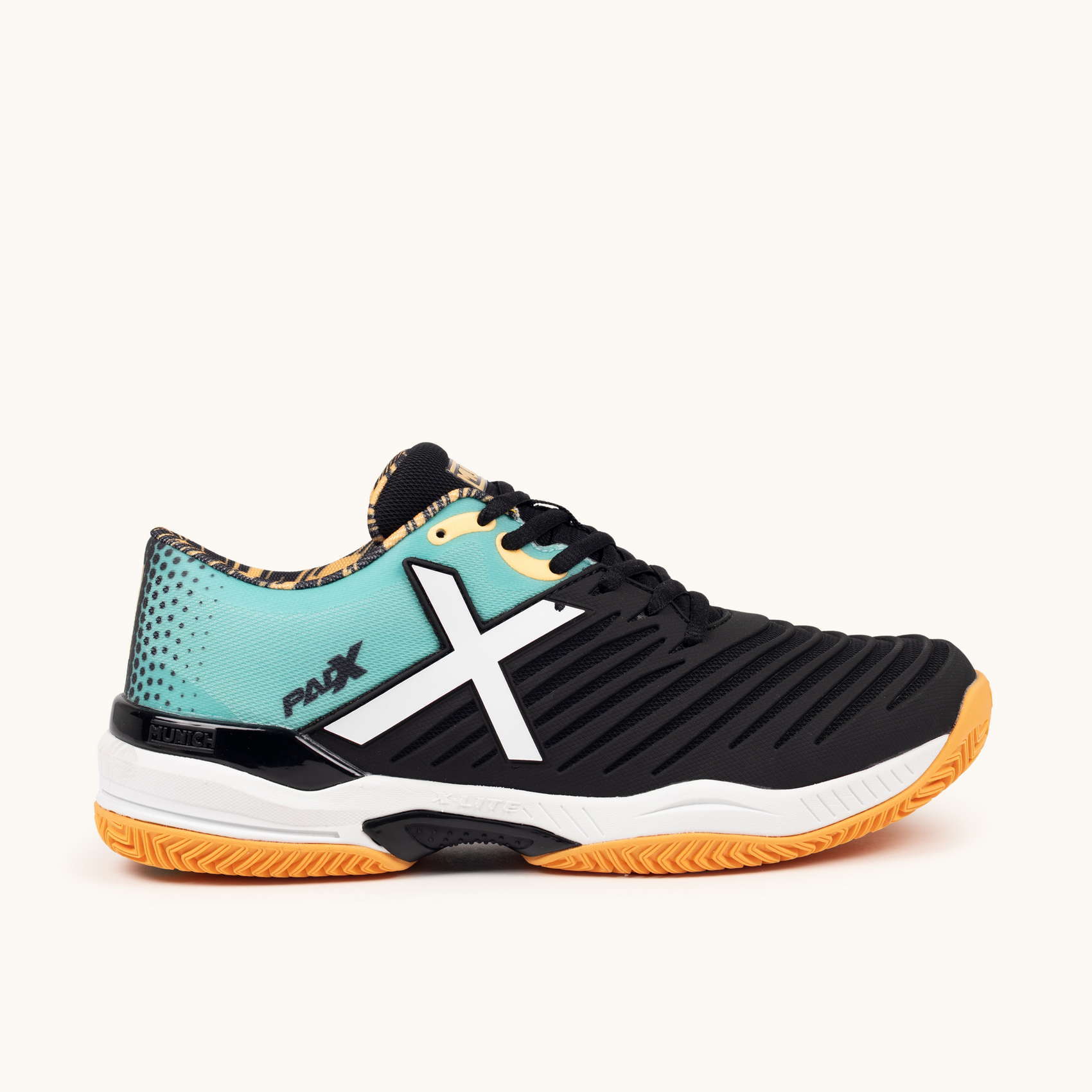MUNICH PADX PADEL 61 Zapatillas de Pádel Negro y Turquesa