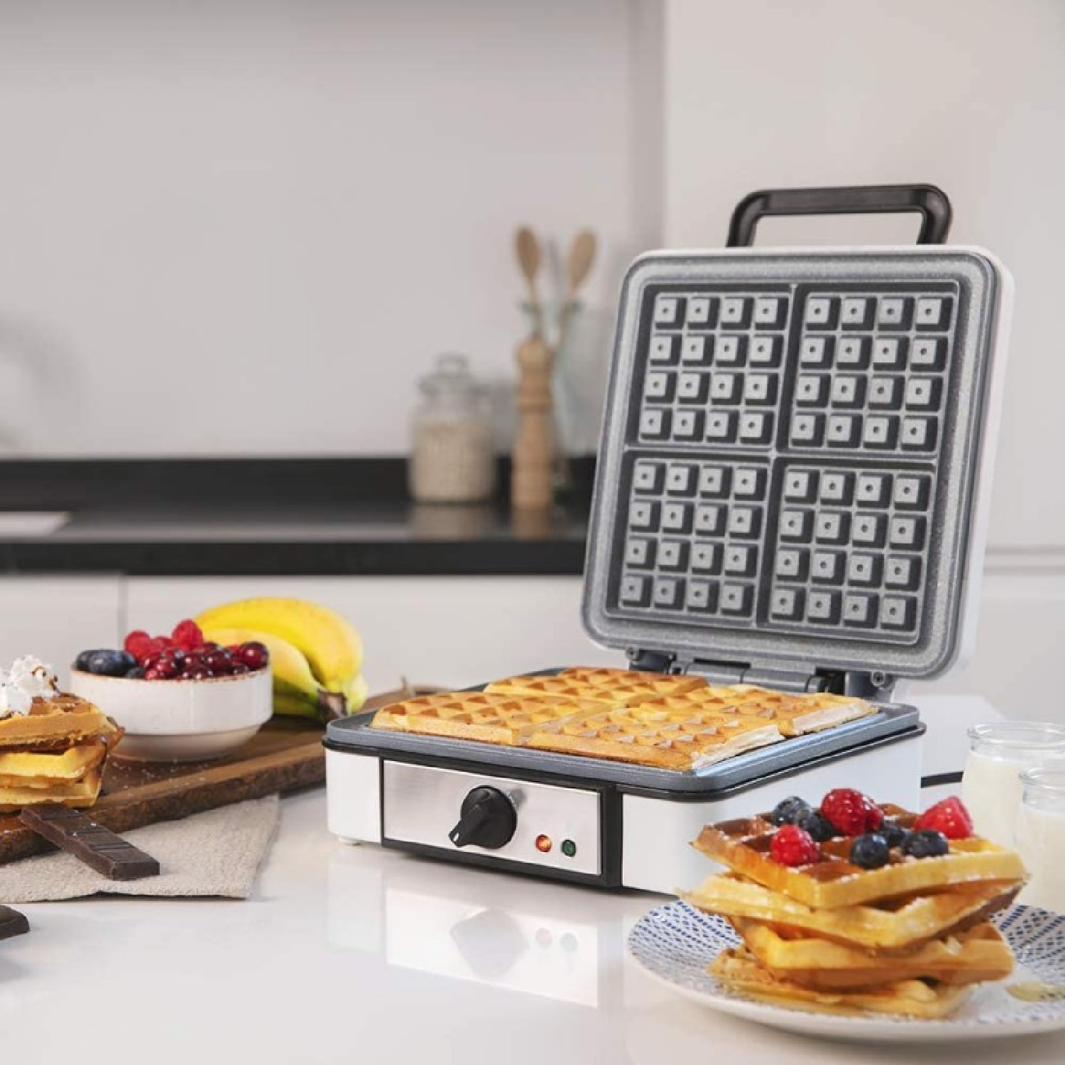 Cecotec Gofrera Gofrera Fun Gofrestone 4Inox