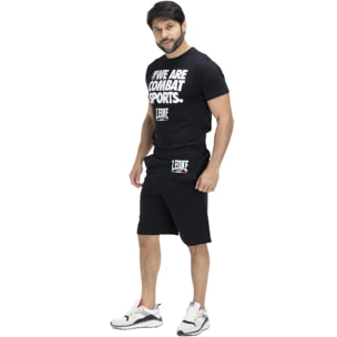 Completo set da uomo composto da t-shirt e pantaloncini Leone Basic