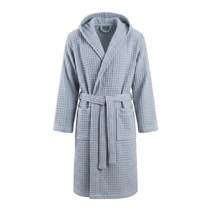 INTRECCI HOME Accappatoio Uomo e Donna, in Morbido Cotone 300 g, , Morbidezza Extra, Avvolgente, con Cappuccio e Tasche, Elegante e Confortevole,