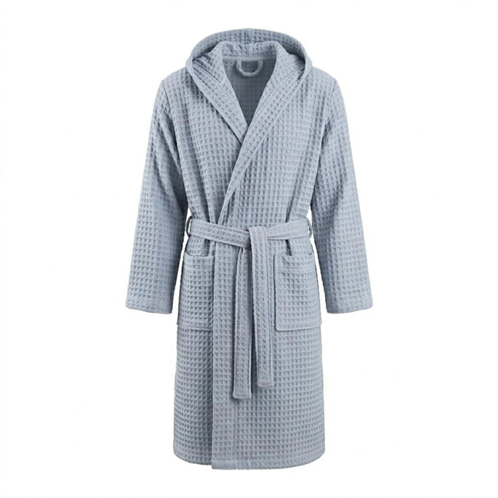 INTRECCI HOME Accappatoio Uomo e Donna, in Morbido Cotone 300 g, , Morbidezza Extra, Avvolgente, con Cappuccio e Tasche, Elegante e Confortevole,