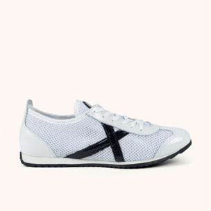 Zapatilla de Rejilla y Serraje Estilo Retro MUNICH OSAKA 583