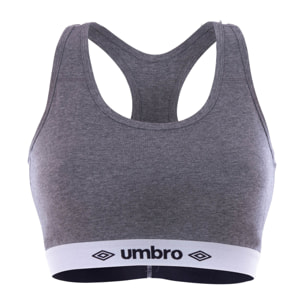 Sujetador deportivo femenino UMBRO gris