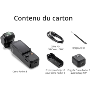 Caméra sport DJI Osmo Pocket 3