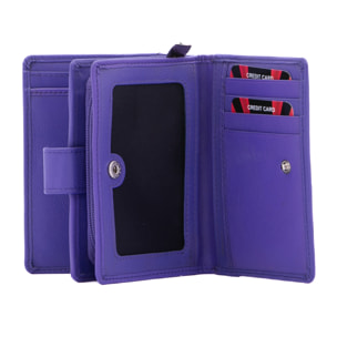 Portafoglio  da donna ecopelle Prodotto Vegano 13x9,5x4 cm