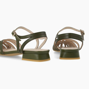 SANDALIAS VERDES BOLIN