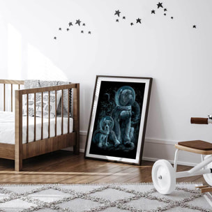 Affiche enfant la maison nous manquait  Affiche seule