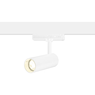 FORLIGHT Arch - Proyector de Carril LED 17.6W Diámetro 5 |6cm. Blanco Cálido 3000K. Sistema de Carril Compatible con Carril Tri