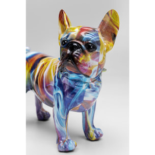 Déco bouledogue halo de couleurs Kare Design