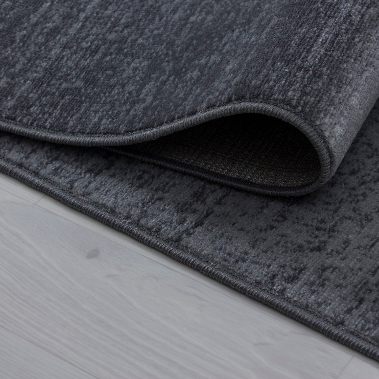 PLUS - Tapis à poils courts étoile gris - PLU8002GRI