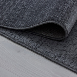 PLUS - Tapis à poils courts étoile gris - PLU8002GRI