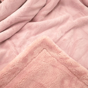 Plaid polaire - Cozy Rose - 760g/m²