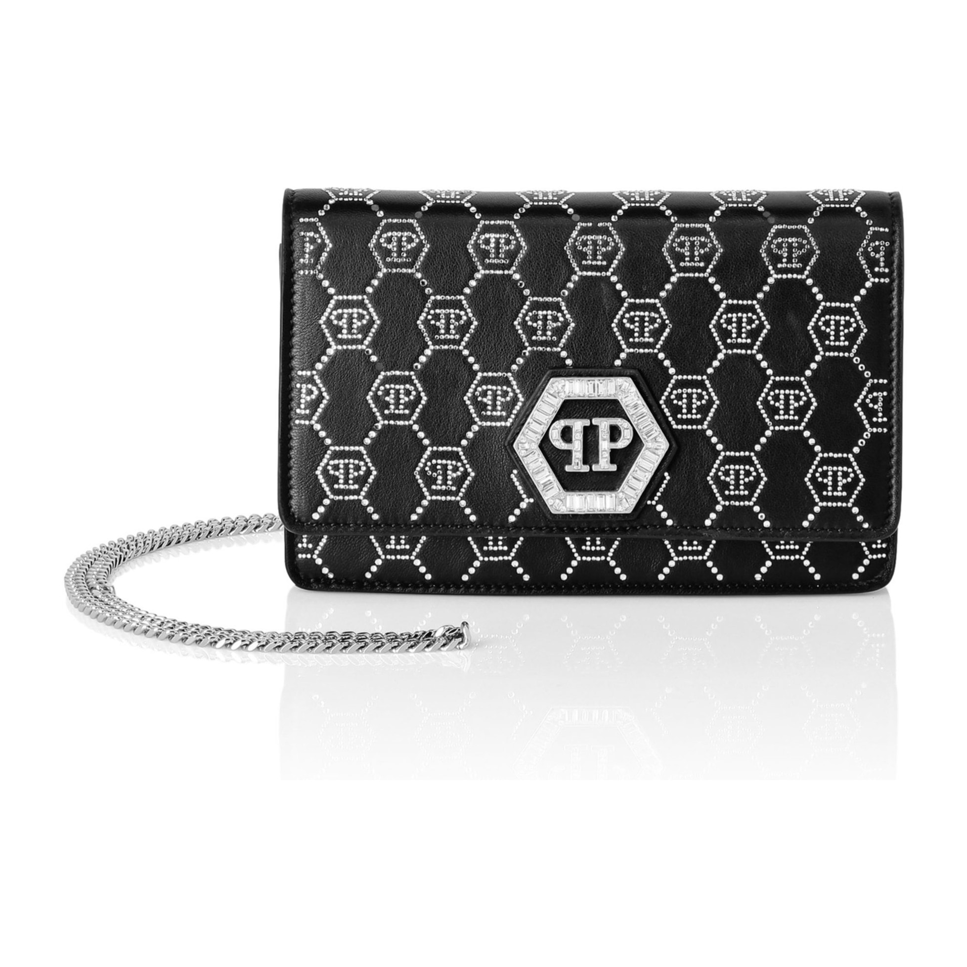 PHILIPP PLEIN Flap Bag HEXAGON