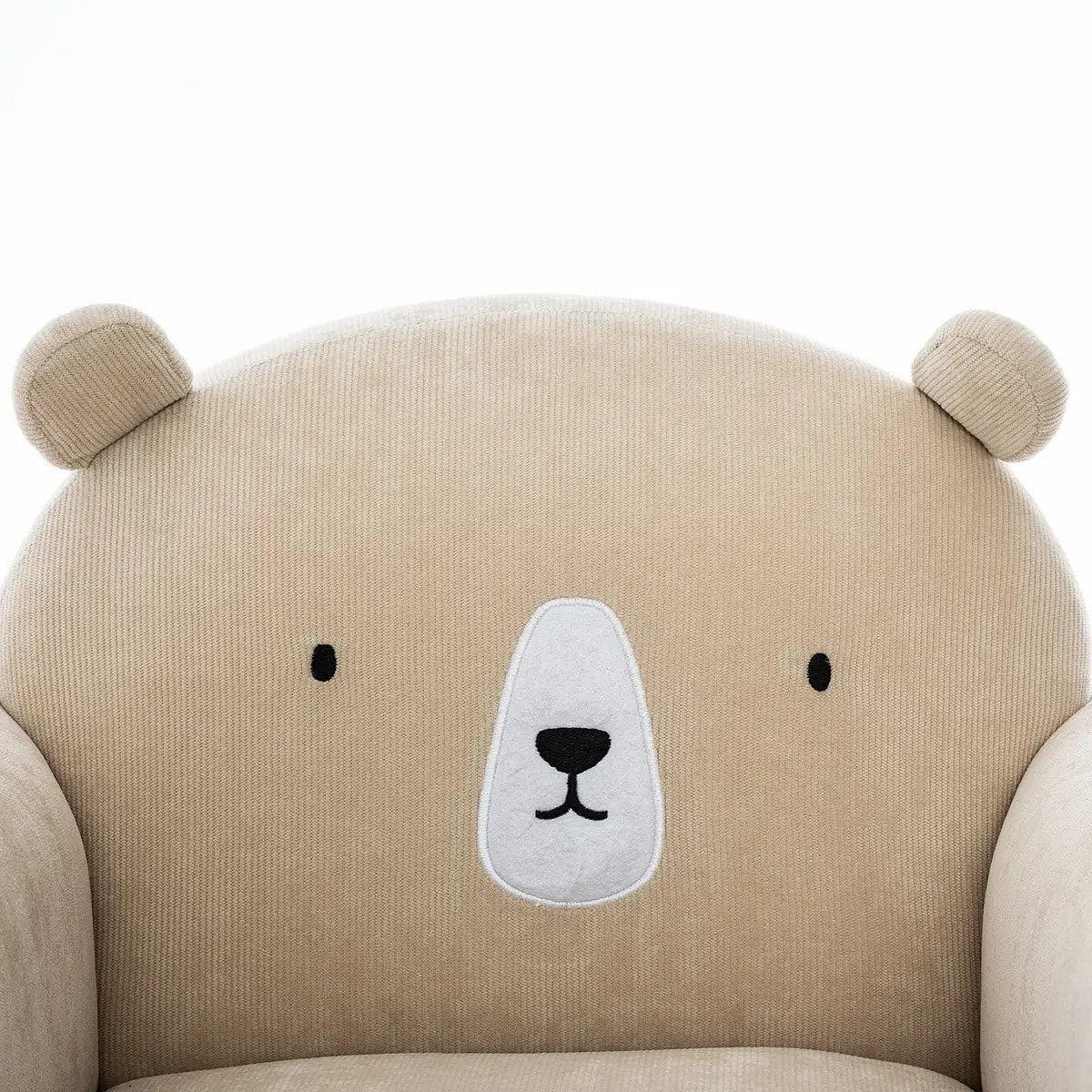 Fauteuil enfant ours beige
