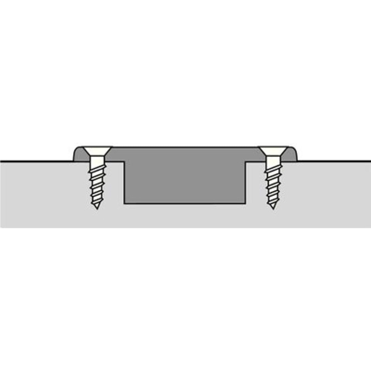 Charnière HETTICH 110° Intermat 9943 rentrant - Base -3,5 mm - TH 42 pour porte de 15 à 25mm - À visser - 48052