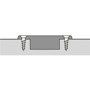 Charnière HETTICH 110° Intermat 9943 rentrant - Base -3,5 mm - TH 42 pour porte de 15 à 25mm - À visser - 48052
