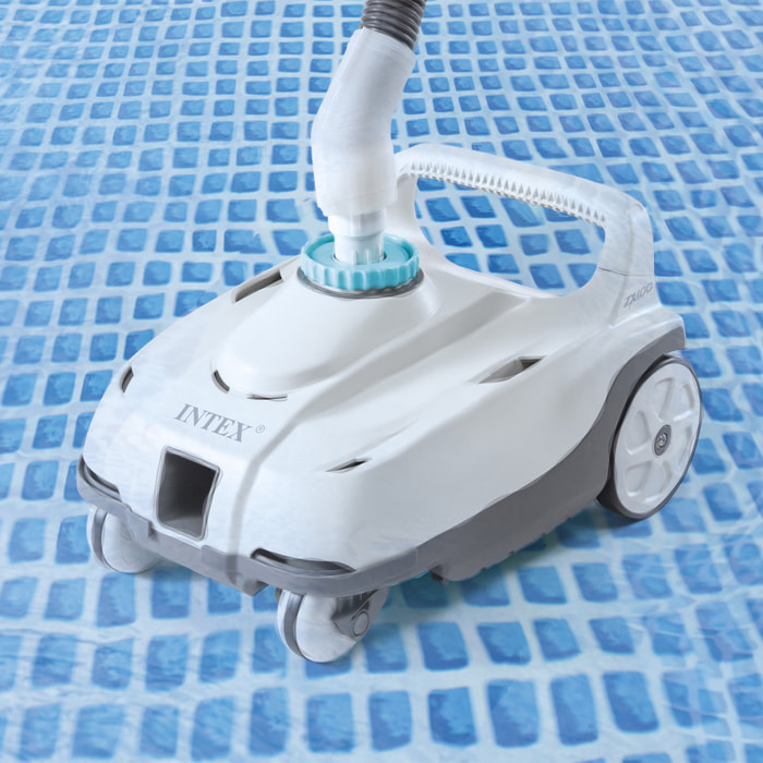 Intex Robot Pulitore Automatico ZX100 per Piscine Fuori Terra, per Pompe Filtro Flusso 6056-13248 L/h