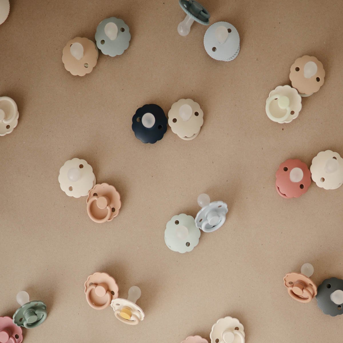 Frigg Pack 2 Chupetes Block Silicona Daisy