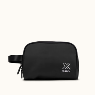 Neceser Deportivo Negro con Bolsillo Interior y Compartimento de Rejilla TOILETRY BLACK