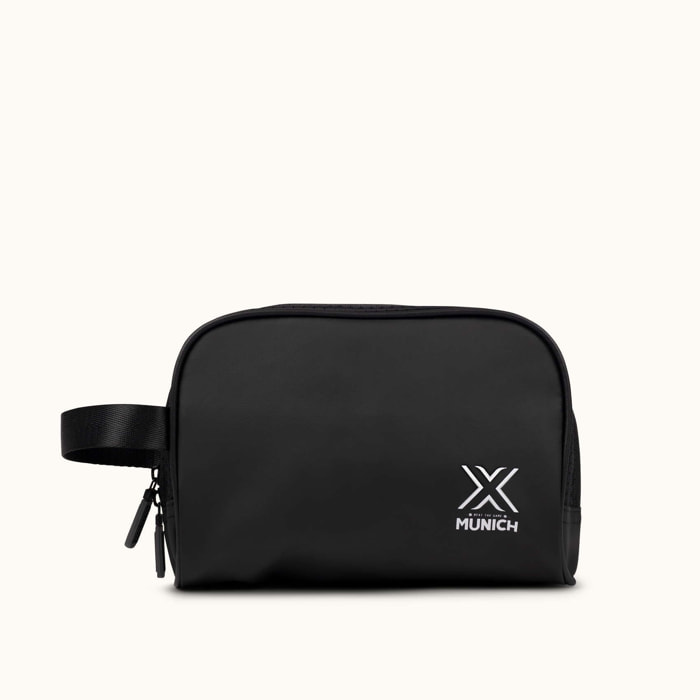 Neceser Deportivo Negro con Bolsillo Interior y Compartimento de Rejilla TOILETRY BLACK
