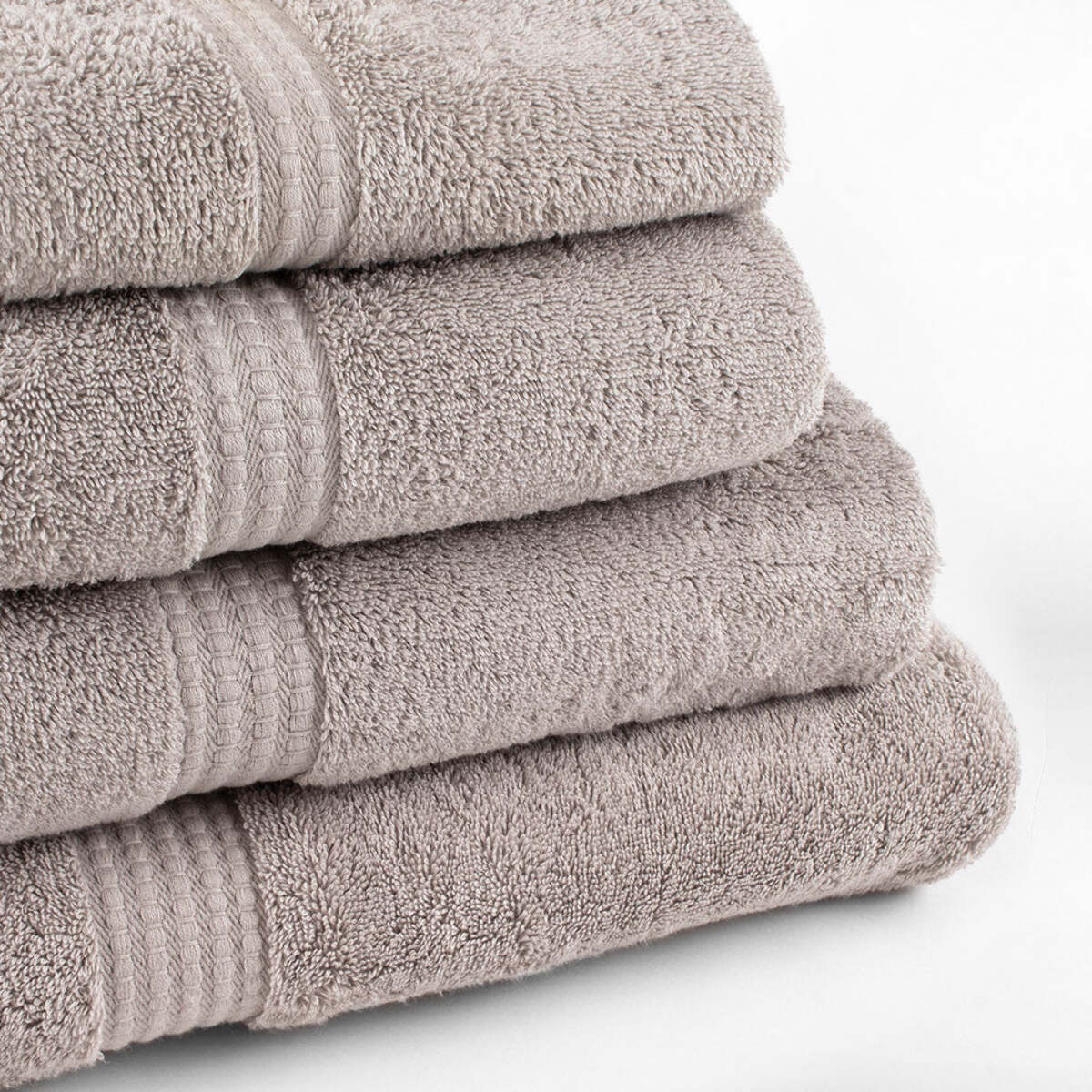 Toalla de baño 700gr gris perla