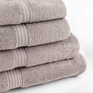 Toalla de baño 700gr gris perla