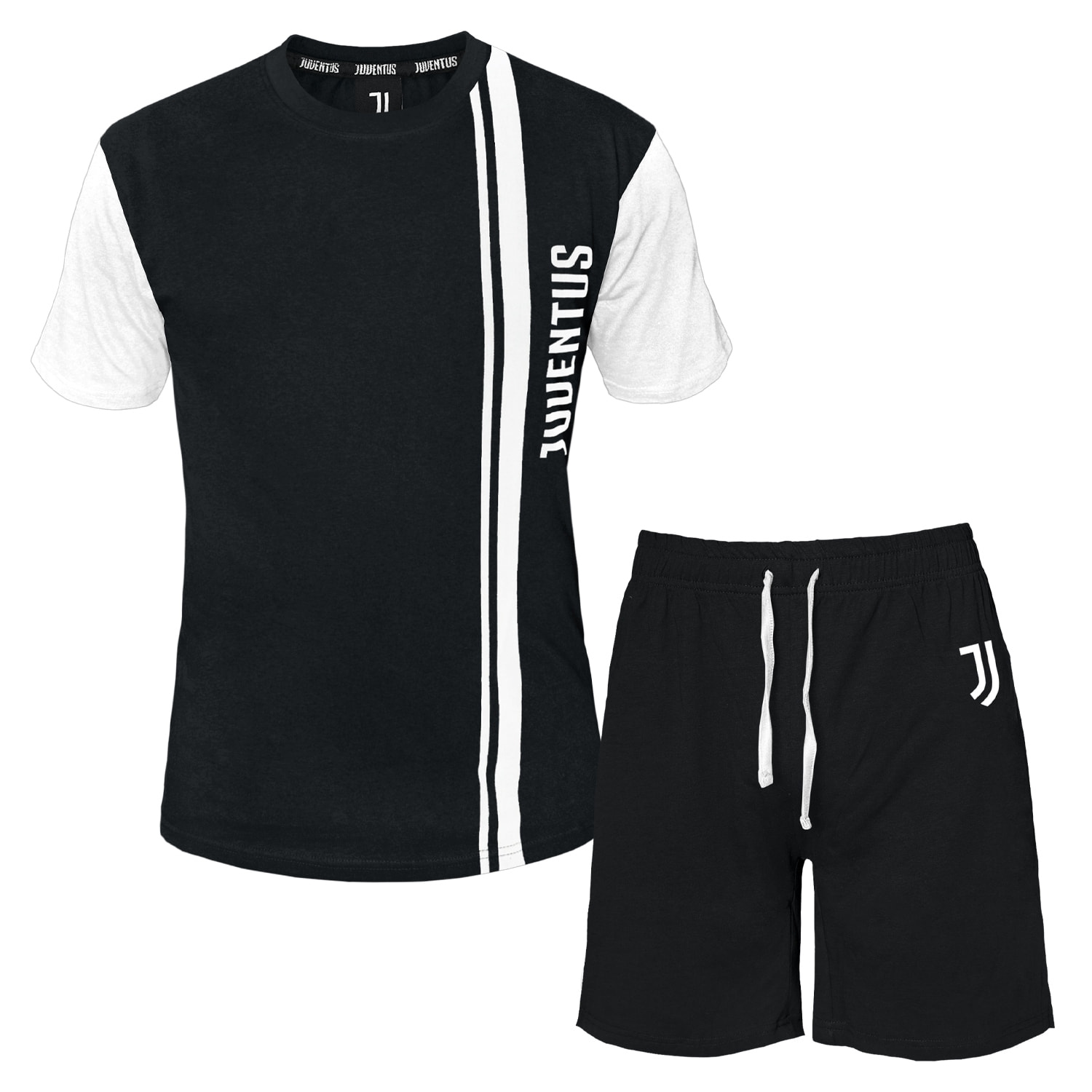 Pigiama / Completo Corto Ragazzo JUVENTUS Prod. Ufficiale Cotone - Art.3005