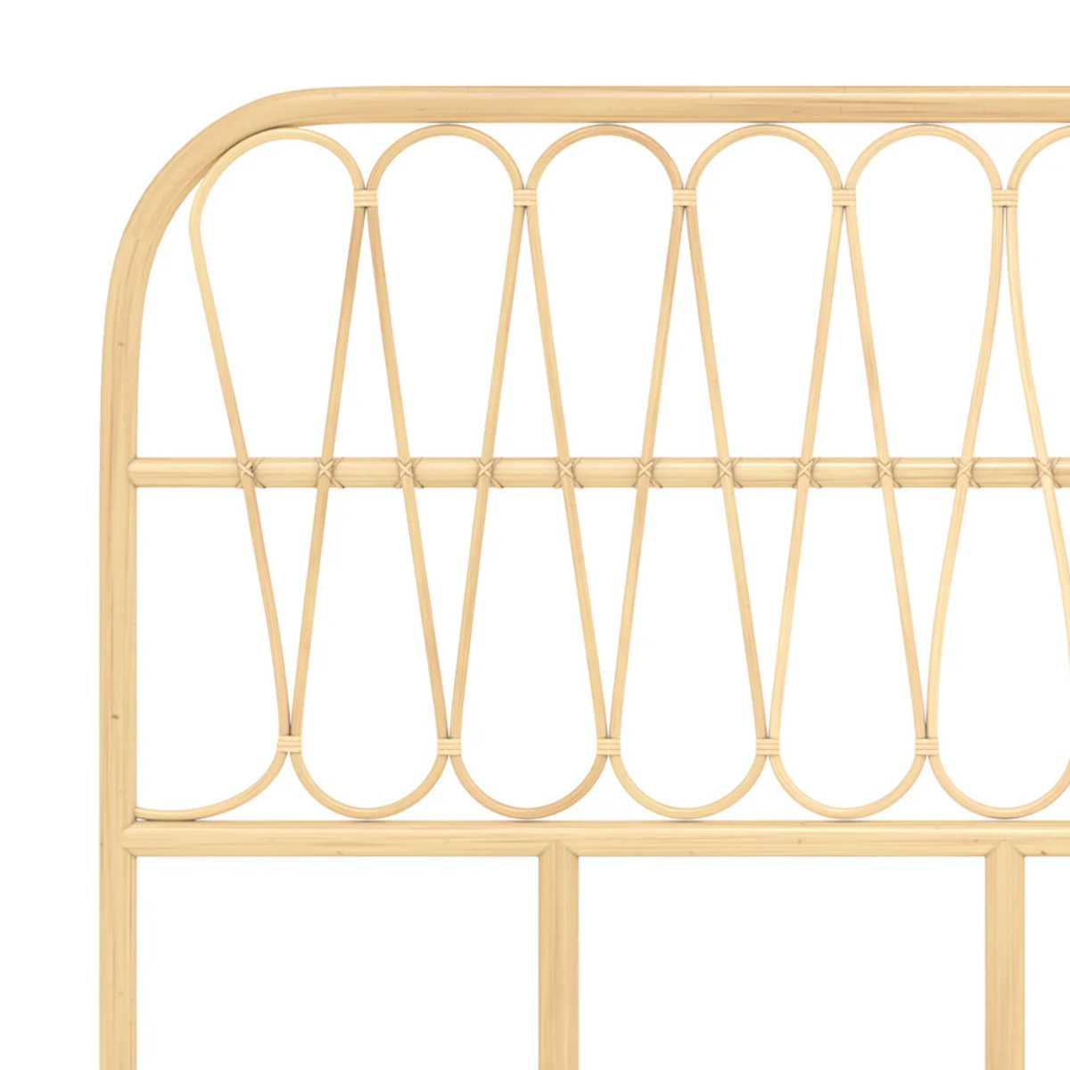 Tête de lit en rotin naturel 140 cm - Elior