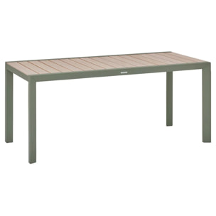 Table de jardin 6 places Evasion beige lin/laurier