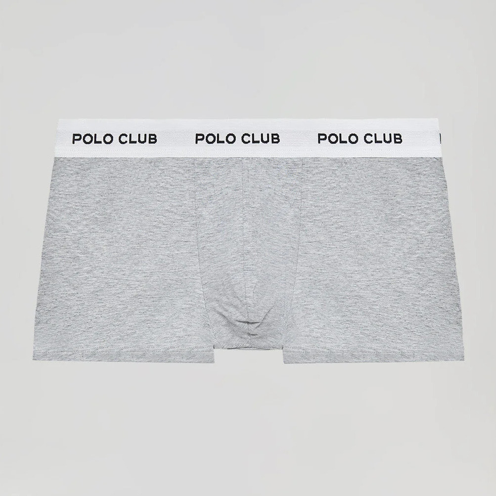 Pack de tres boxers negro,gris y blanco con logotipo Polo Club