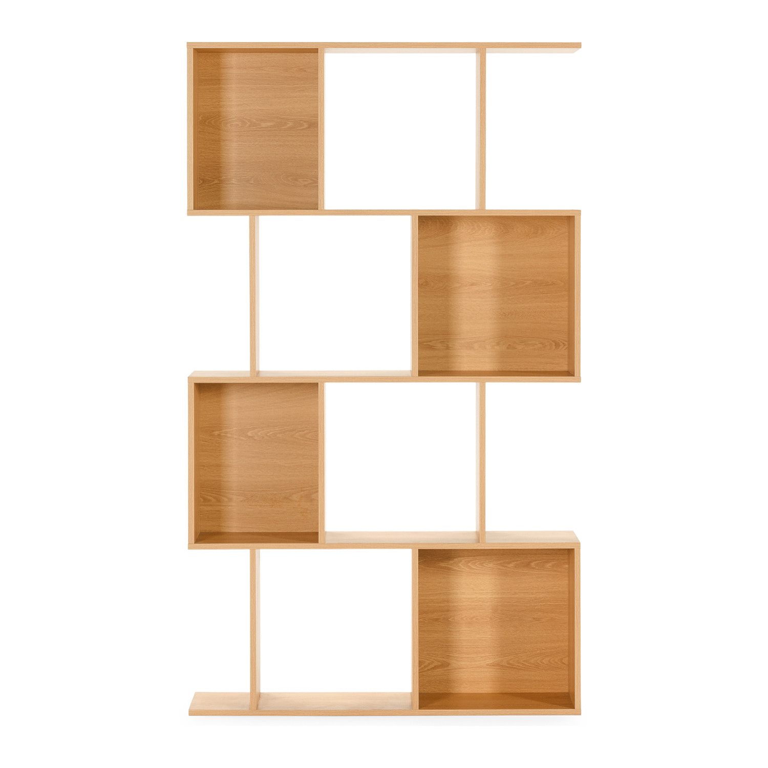 Estantería Nagato 8 huecos efecto Roble