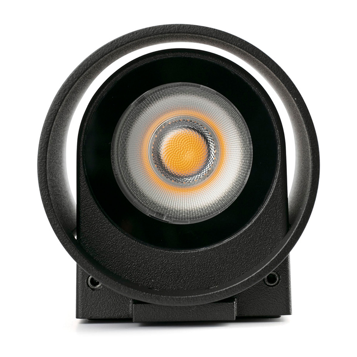 KOV 1L Lampada da parete rotondo nero 3000K 23°