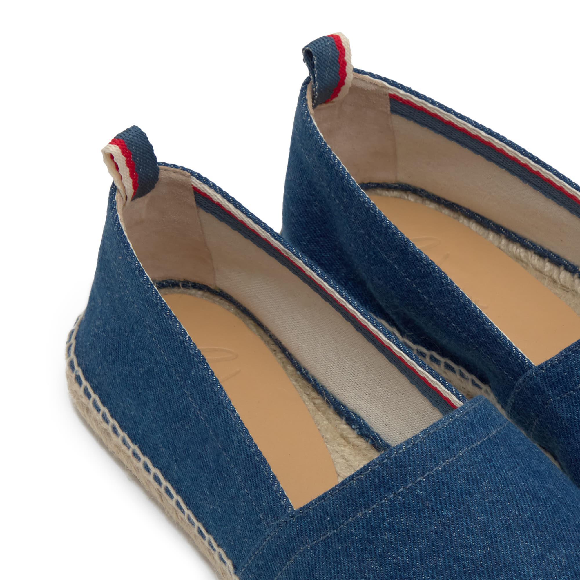 Alpargata plana Pablo estilo camping en denim