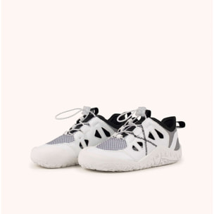 Zapatilla Barefoot Infantil Multideporte Blanca y Gris MUNICH MINI GLOSS 03