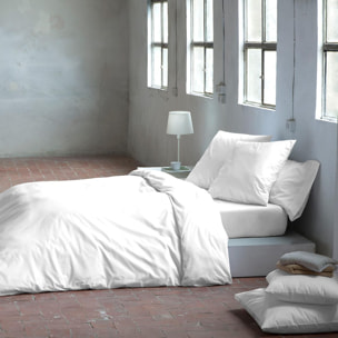 Housse de couette PURE en coton percale - blanc - vendue seule